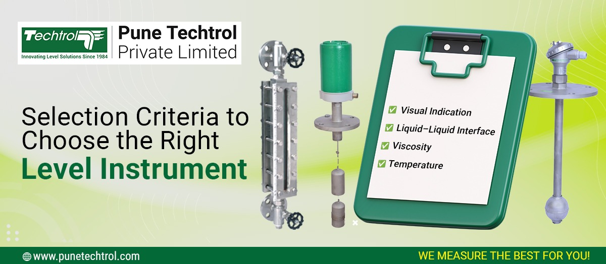 Selection Criteria to Choose the Right Level Instrument